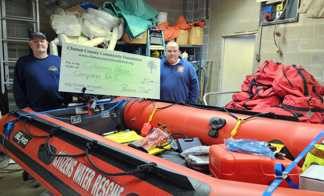 Amid a busy year, Citizens Hose takes possession of new rescue boat ...